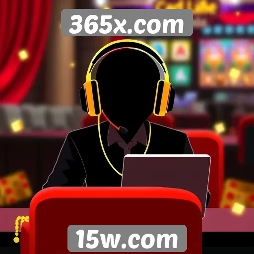 Suporte ao cliente no site de jogos 365x.com